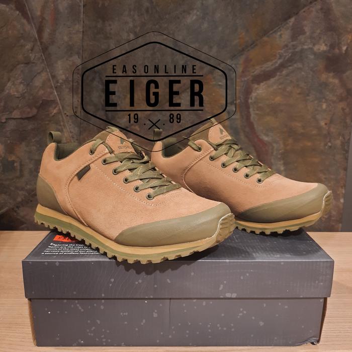 Gambar Sepatu Eiger S.Vibram Bugle Hiking Shoes - Khaki, 38 dari EAS ONLINE undefined Tokopedia