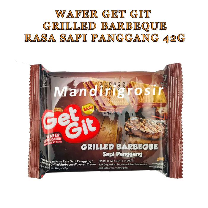 Gambar Wafer Grilled Barbeque *Wafer Get Git * Rasa Sapi Panggang * 102g - 42g dari MD mandiri undefined Tokopedia