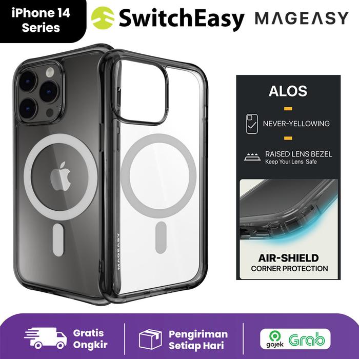 Gambar Case iPhone 14 Pro Max Plus MagEasy Alos Magsafe Hybrid Casing - Magsafe Alos M, iPhone 14ProMax dari SwitchEasy Official undefined Tokopedia