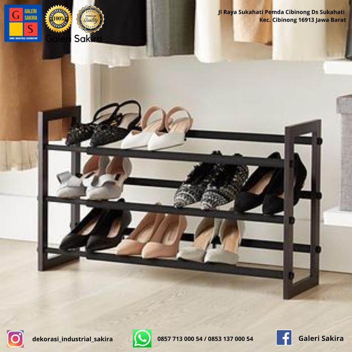 Jual RAK SEPATU INDUSTRIAL/ RAK SEPATU/ BANGKU/ SHOE BENCH RACK - TIPE ...