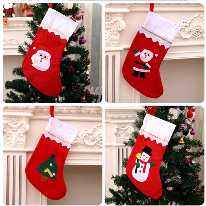 Gambar Kaos Kaki Natal Murah Hiasan Pohon Gantungan Kado Christmas Grosir - RANDOM PUTIH, KaosKaki KECIL dari MadisonShop undefined Tokopedia