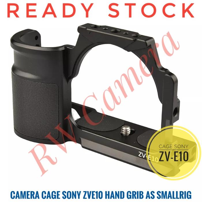 Jual Cage Rig Camera Sony Zv-e10 Zve10 Hand Grip Bracket Not Smallrig ...