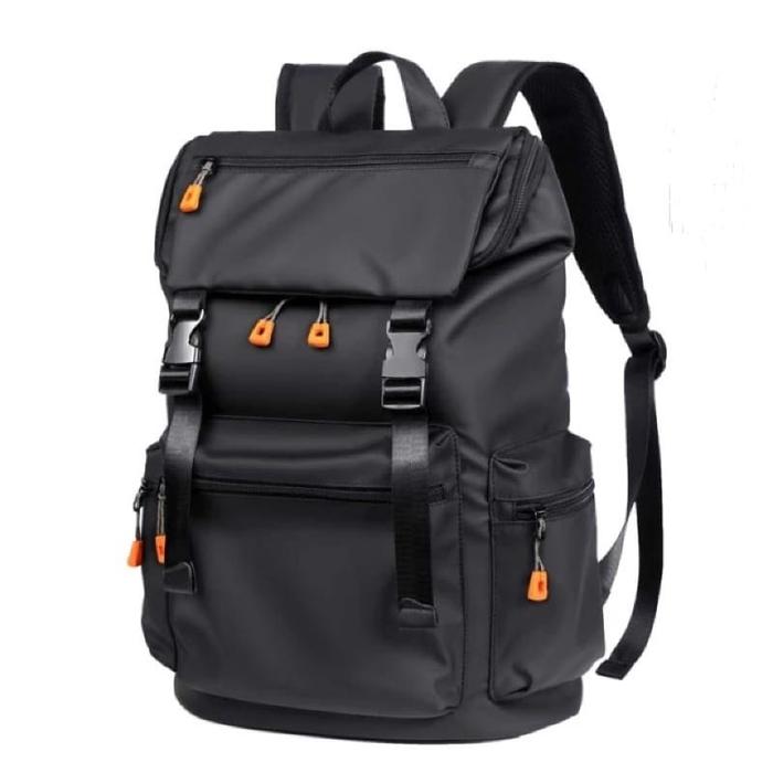 Gambar Tas Ransel Pria Waterproof Backpack Pria Tas Anti Air Bimo - Hitam dari DKST STORE undefined Tokopedia