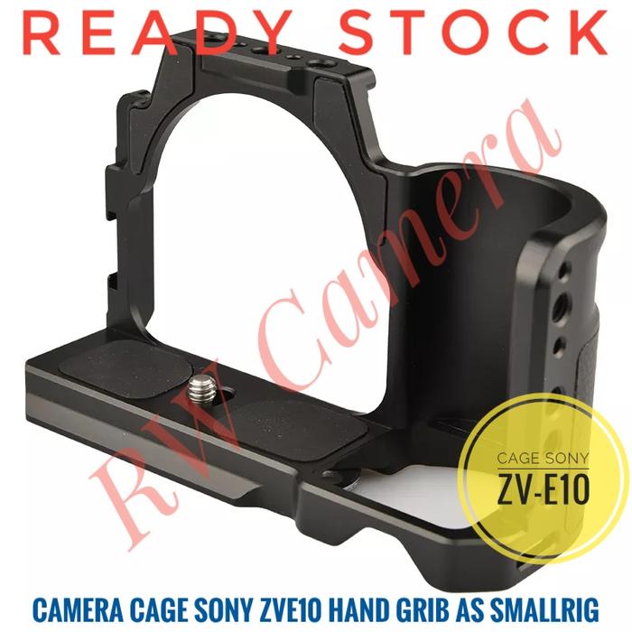 Jual Cage Rig Camera Sony Zv-e10 Zve10 Hand Grip Bracket Not Smallrig ...