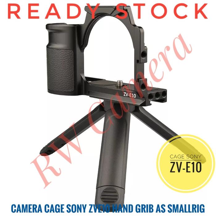 Jual Cage Rig Camera Sony Zv-e10 Zve10 Hand Grip Bracket Not Smallrig ...