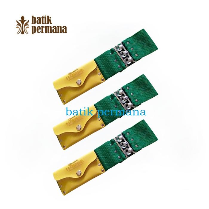 Gambar Aneka perhiasan adat anak anak - Sabuk Hijau dari Batik Permana undefined Tokopedia