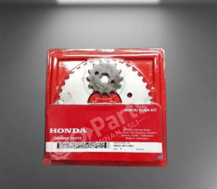 Gambar Rantai Roda Kit (Drive Chain Kit) - Supra X 125 FI - 06401K41N01 dari GoParts Genuine undefined Tokopedia