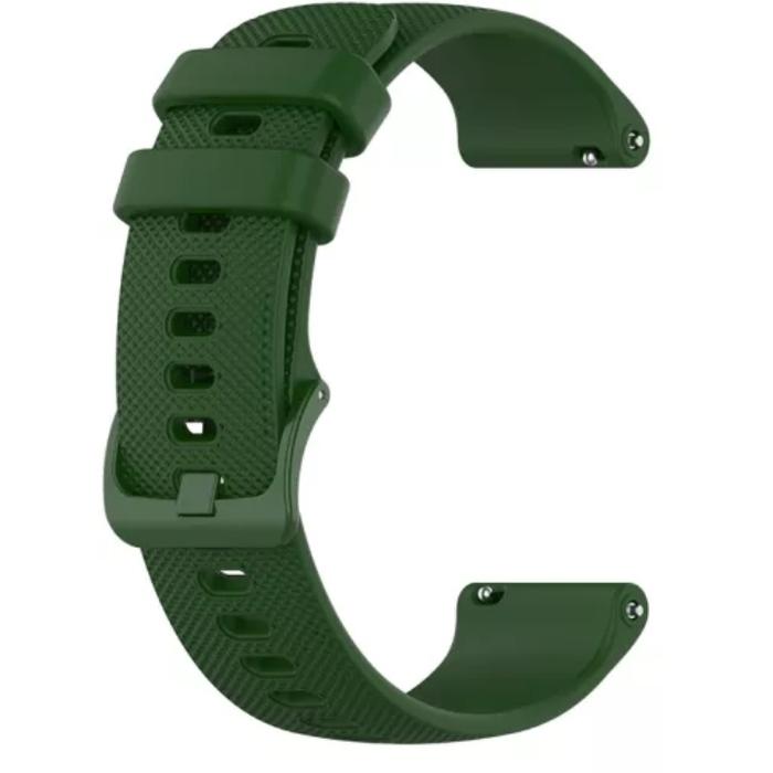Gambar Strap Tali Jam Garmin Venu 2 plus Venu SQ Karet Rubber 20mm 22mm - Hijau, 20mm dari terminaljam undefined Tokopedia