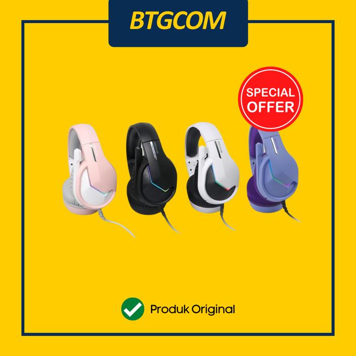 Gambar REXUS VONIX F80/F-80 RGB GAMING HEADSET HEADPHONE dari btgcom undefined Tokopedia