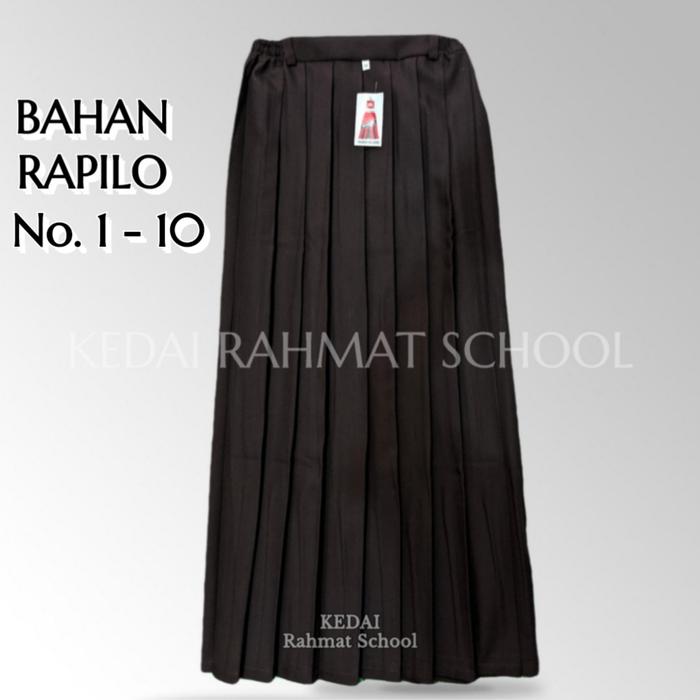 Gambar Rok Pramuka Panjang SD SMP Seragam Sekolah Rempel Rapilo Pertamile - Coklat Tua, No. 5 dari Kedai Rahmat School undefined Tokopedia