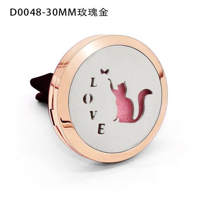 Gambar parfum AC mobil CLIP / Car CLIP diffuser sprti young living ROSEGOLD - Cat Love dari XING XING STORE undefined Tokopedia