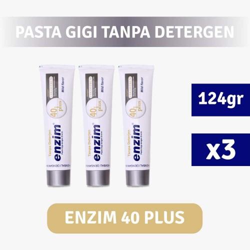 Gambar Value Pack Enzim Tooth Paste 40 Plus 124 g Isi 3 dari Farmaku undefined Tokopedia