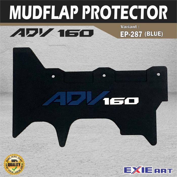 Gambar MUDFLAP ADV 160 - PENAHAN LUMPUR ADV 160 - AKSESORIS ADV - BLUE dari EXIE ART RACING undefined Tokopedia
