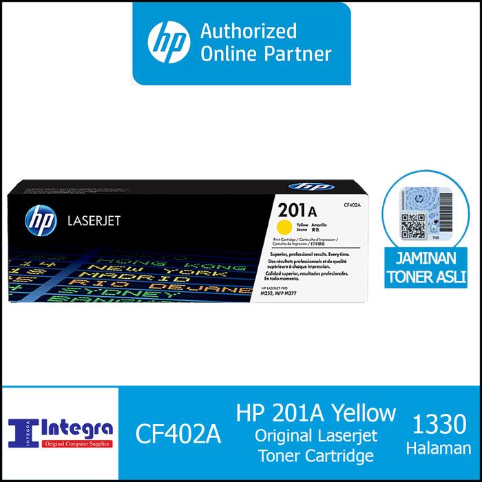 Gambar Toner HP 201A Laserjet Warna / Colour ( CF 401 - 403 ) - Yellow dari Integra Official Store undefined Tokopedia