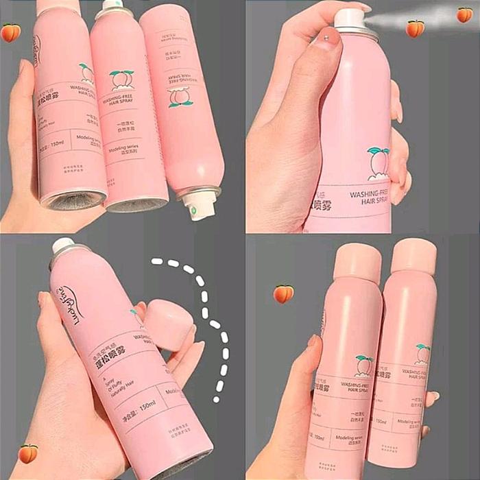 Gambar Dry shampoo spray semprotan cuci rambut kering volume mengembangkan dari SlimNFit undefined Tokopedia