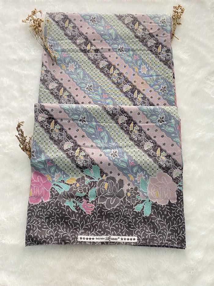 Gambar Kain Batik Meteran Bahan Batik Meteran - 91 Biru, Harga per 0,5m dari Sakura Tex undefined Tokopedia