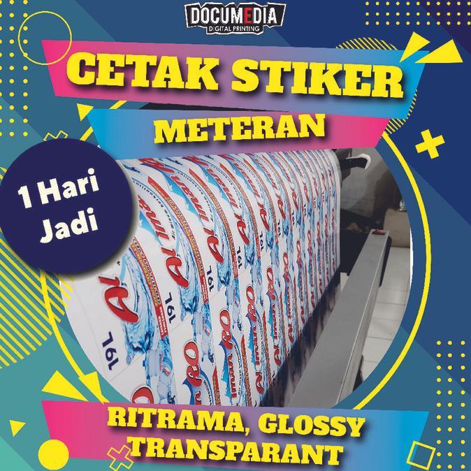 Gambar BEST CETAK STIKER VINYL RITRAMA METERAN - cetak cutting dari Tiyasani_Id undefined Tokopedia