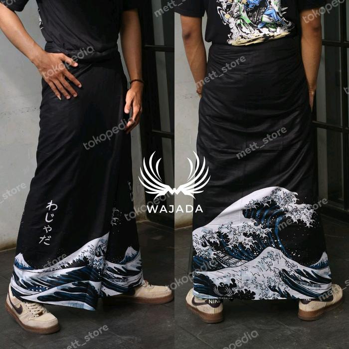 Gambar Sarung lukis al fathar motif wayang bima naga, sarung pekalongan dari slamatjaya99 undefined Tokopedia