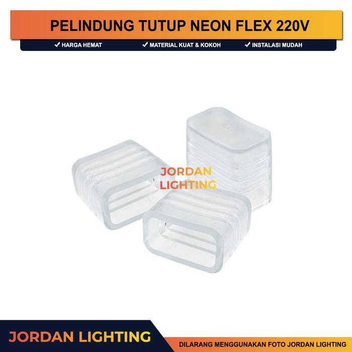 Gambar Pin Soket Socket Jarum Neon Flex Lampu LED Strip Selang 5050 Dan Tutup - Tutup dari JORDAN LIGHTING undefined Tokopedia