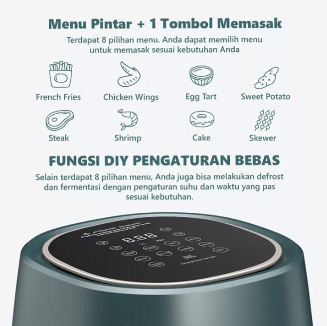 Gambar FLIFE AIR FRYER 4,5L - AF45-700LB dari sweetmombaby undefined Tokopedia