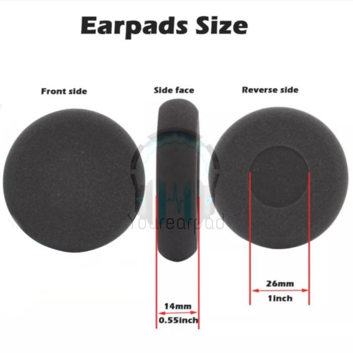 Gambar Foam Earpad Busa Headset Logitech H110 H111 Headphone - Foam Tebal dari EarcupMarketing undefined Tokopedia