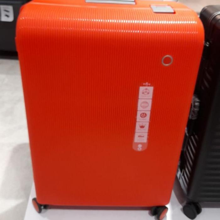 Gambar Koper Echolac Fusion Frame Hardcase Large/28"in Original-Light Grey - Orange dari Raino bag collection undefined Tokopedia