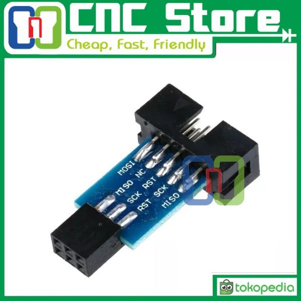Gambar Adapter 10 pin To 6 pin AVRISP 10 to 6 Pin Converter ISP ICSP AVR dari CNC STORE YOGYAKARTA undefined Tokopedia