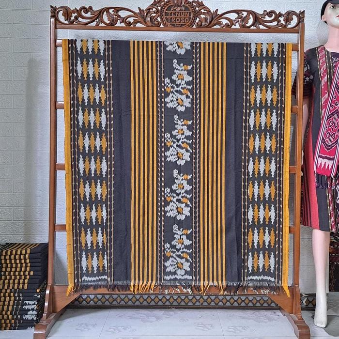 Gambar KAIN TENUN BLANGKET ETNIK • TENUN ETNIK • TENUN TROSO K40 - D dari Tenun Lavanya undefined Tokopedia