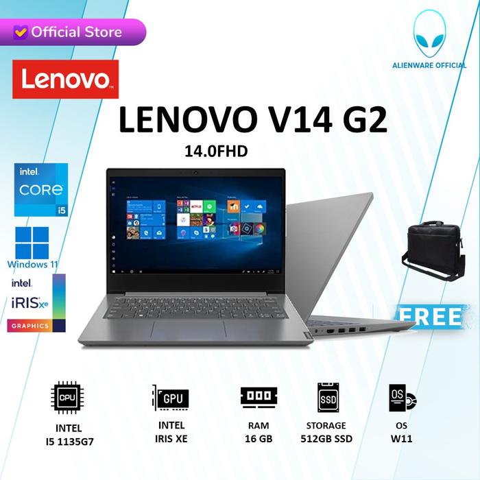 Promo LAPTOP LENOVO V14 G2 I5 1135G7 8GB/16GB 512SSD W11 - Main Image