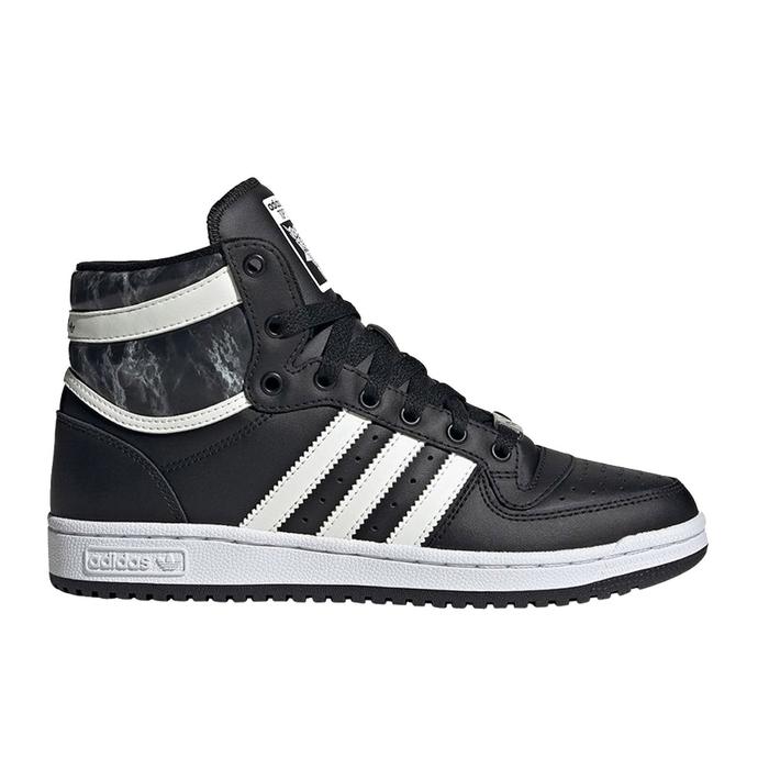 Sepatu Adidas Black High Top Sneakers Adidas Adidas Hoops Mid