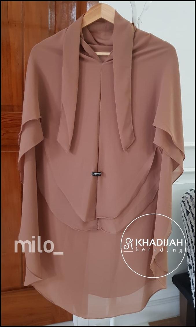 Gambar kerudung Instan Jilbab Instan Khimar Cerutty Tanpa Pet Safwah hijab - milo dari HijabArena undefined Tokopedia