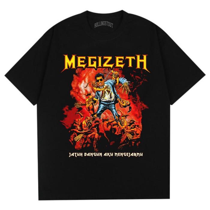Gambar Rollingstout - Kaos Megizeth - Vol2. Hitam, S dari Rollingstout undefined Tokopedia