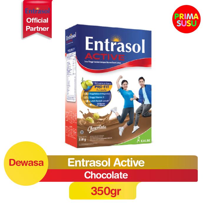 Gambar Entrasol Active 350 Gr, Cokelat, Mochaccino, Vanila - Coklat dari PrimaSusu undefined Tokopedia