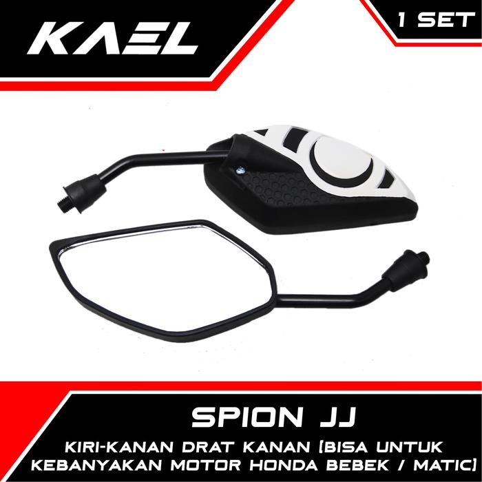 Gambar Spion JJ Variasi Honda Beat FI-F1-Pop-eSP-Street/Supra-X-125/Blade - Putih dari KAEL Official Store undefined Tokopedia
