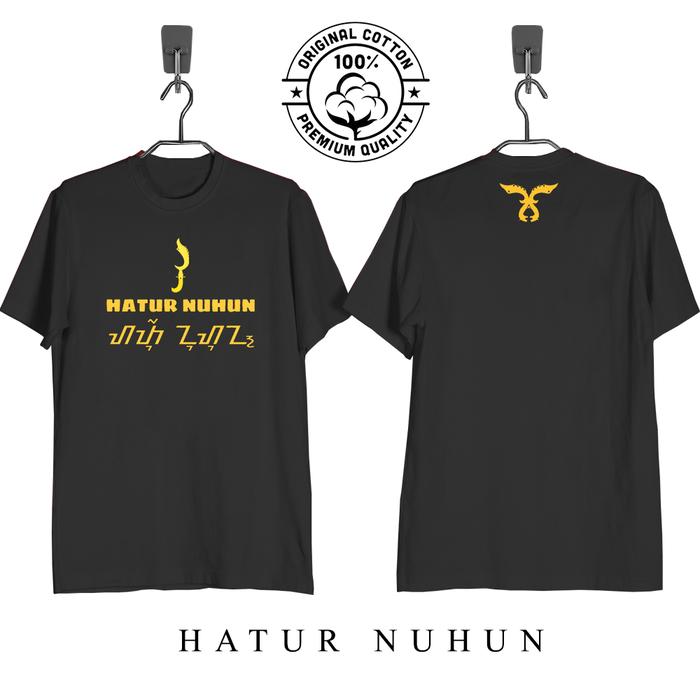 Gambar Kaos Distro Sunda Jiwa Fantasia Jati Diri - HATUR NUHUN, XL dari FUN CORNER MART undefined Tokopedia