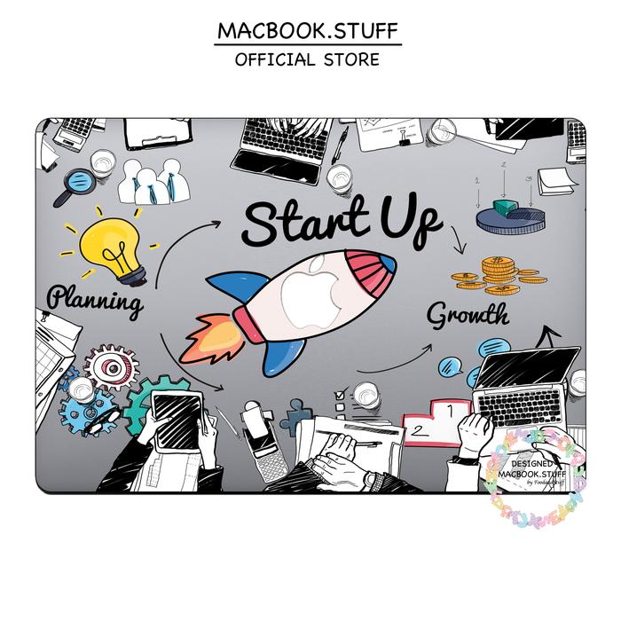 MACBOOK Case Custom ROCKET STARTUP NEW AIR PRO RETINA TOUCHBAR M1  Transparant, AIR 11 A1465