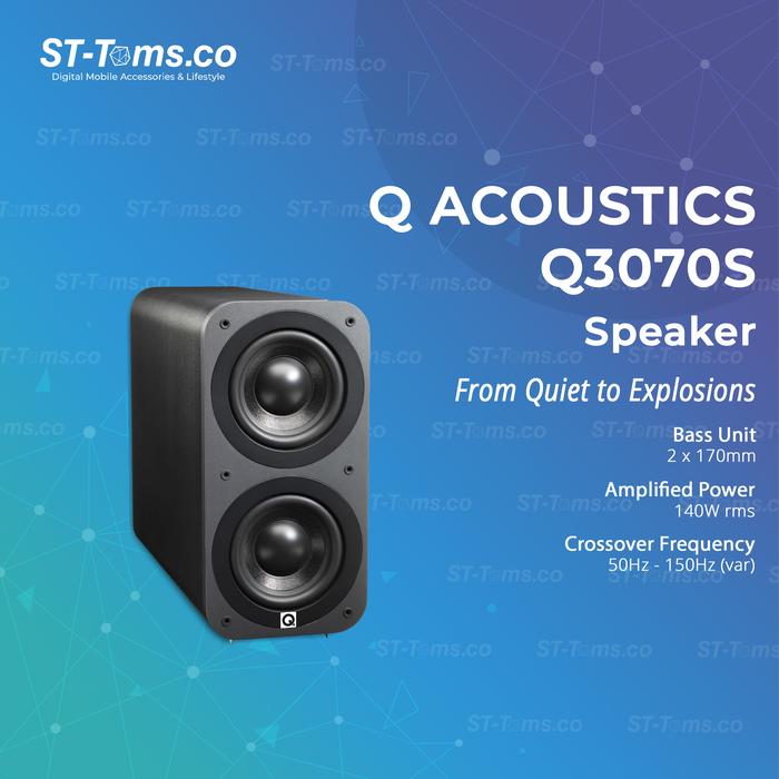 Gambar Q Acoustics 3070S Active Subwoofer - Graphite dari ST-Toms.co undefined Tokopedia