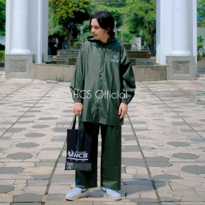 Gambar JAS HUJAN BERKUALITAS TERBAIK BY HCS - Army, XL dari NuhaStore_ undefined Tokopedia
