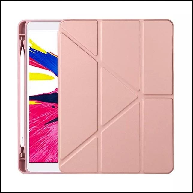 Gambar iPad Pro 11 2020 2021 M1 Air 4 Flip Case Autolock Slot Pen origami - Merah Muda, iPad Air4/air5 dari Case BEC undefined Tokopedia