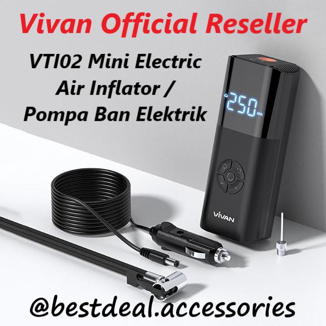 Gambar Vivan VTI02 Tire Inflator Pompa Ban Elektrik Mobil Motor Sepeda Bola - VTI02 dari bestdeal_NEW undefined Tokopedia