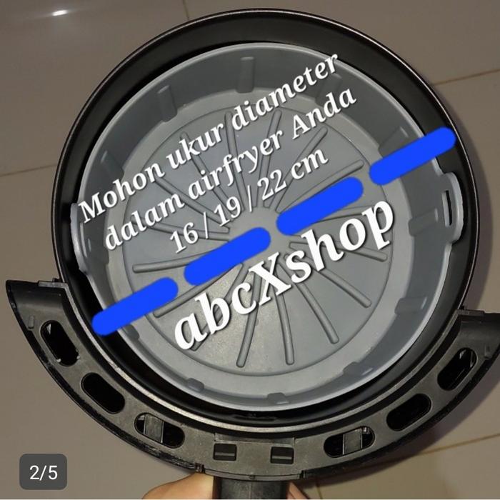 Gambar Silicone Air Fryer Pot / Airfryer Silicon Pot / Wadah Silikon Pot - BULAT SEDANG 19, Cokelat dari abcXshop undefined Tokopedia