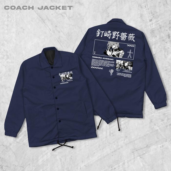 Promo Garaf Nobara Jaket Coach Pria Jaket Zipper Outwear Unisex Parasut ...