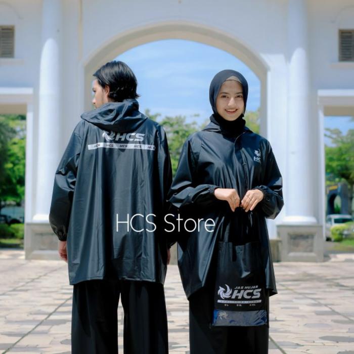 Gambar JAS HUJAN BERKUALITAS TERBAIK BY HCS - Hitam, XL dari NuhaStore_ undefined Tokopedia