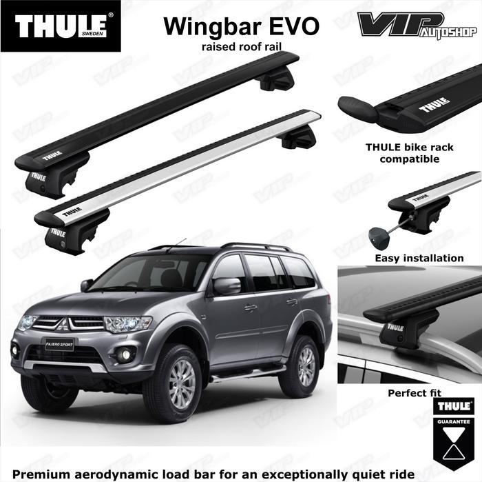 Jual PAJERO SPORT 2008-2015 old Thule crossbar Wingbar raised roof