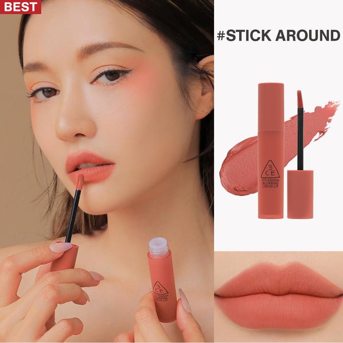 Gambar 3CE Blurring Liquid Lip 5.5g - #STICK AROUND dari 3CE Official Shop undefined Tokopedia