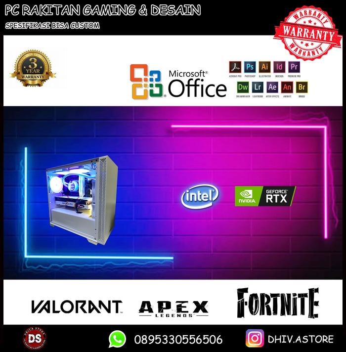 Jual PC RAKITAN GAMING AMD RYZEN 5800X VGA RX 6700 XT Kota