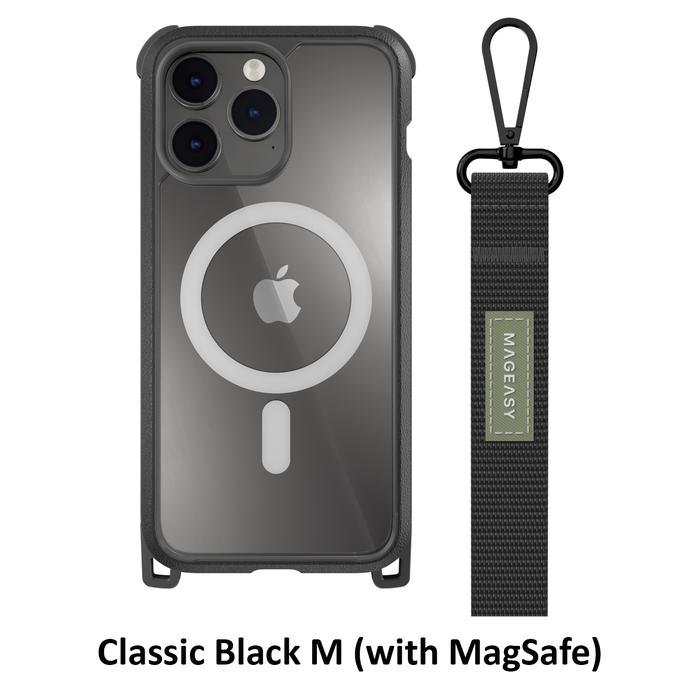Gambar Case for iPhone 14 Pro Max Plus Mageasy MagSafe Odyssey + Lanyard - Classic Black M, iPh 14 Pro Max dari GET-WID undefined Tokopedia