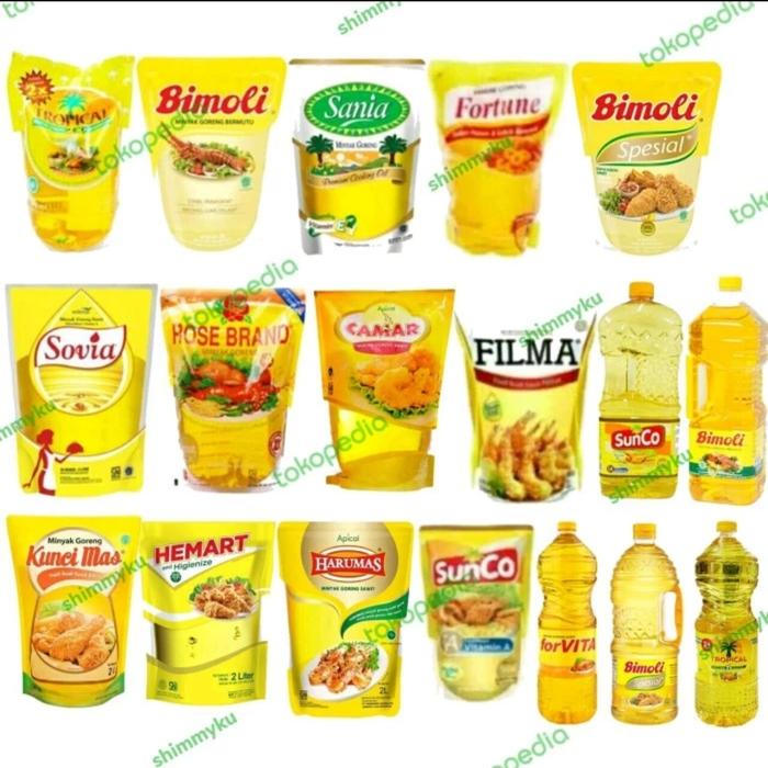Gambar sania minyak goreng 2L TERMURAH PROMO WIB - sania 1L dari shimmyku undefined 3 Tokopedia