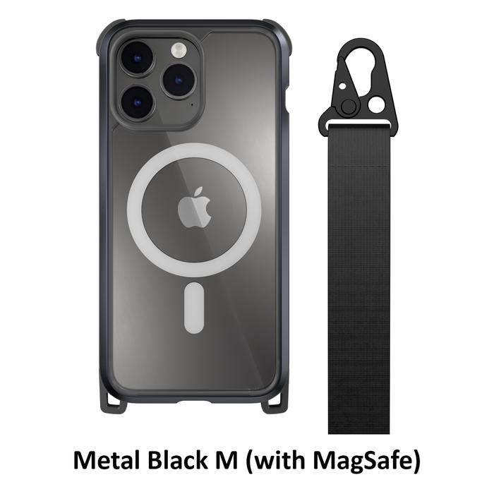 Gambar Case for iPhone 14 Pro Max Plus Mageasy MagSafe Odyssey + Lanyard - Metal Black M, iPh 14 Plus dari GET-WID undefined Tokopedia
