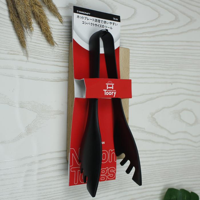 Gambar Suncraft Nylon Turner Tongs Spoon Penjepit Spatula Tahan Panas Import - Nylon Tongs dari Kochindo undefined Tokopedia